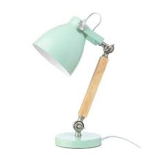Lifetime Retro Schreibtischlampe Mint Holz Metall Schreibtischlampe Schreibtischlampe Kinder Lampe
