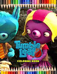 Leaf coloring pages for kids kindergarten. Tumble Leaf Coloring Book An Easy Coloring Book For Kids Of All Ages With 50 Adorable Illustrations Of Tumble Leaf For Create Amazing Art And Having Fun Nichol Kenzie 9798691741388 Amazon Com Books