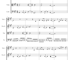 Beautiful Day U2 Sheet Music For String Quartet Violin Viola Cello