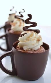 Chocolate Cups Cake Decorating Ideas Christmas Idea Recipes Desserts Desserts Food Chocolate Tea