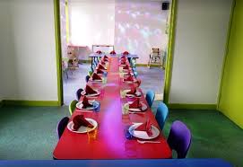 For a dance themed party, you may want to hang a mirrored disco ball in the center of the room. The Party Room Kids Parties At Kidabulous Picture Of Kidabulous Sunbury On Thames Tripadvisor