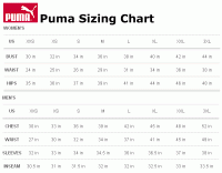 Puma Women Size Chart Puma Size Chart Dreshnik Eu