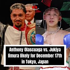 Anthony Olascuaga to Defend WBO Flyweight Title Against Jukiya Iimura in Tokyo