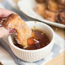 Soak thick slices of bread in an egg and milk batter, then fry them to crisp up the outside and cook the egg custard center. Cinnamon Sugar French Toast Sticks Our Best Bites