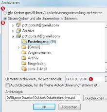 Outlook web access allows users to access email accounts without being at your business' physical location, which is beneficial if you have multiple offices, employees who telecommute or need to stay. Praxis So Archivieren Sie Ihre Mails 1 2 Pctipp Ch