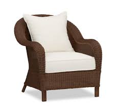 With a low back and an open weave, our cammeray collection has a casual. Palmetto Indoor Outdoor All Weather Wicker Lounge Chair Honey Pottery Barn