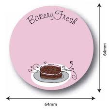 Check spelling or type a new query. Bakery Fresh Round Pink Cake Labels Pack Of 1200