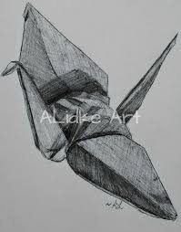 Browse our large & unique selection. Origami Crane Drawing