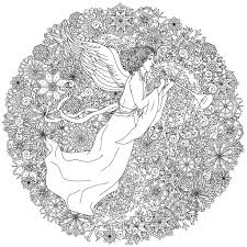 Adults are starting to embrace their inner child by breaking out the crayons. Angel Coloring Pages For Adults