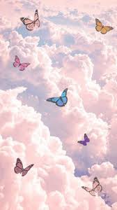 Cloudie Butterflies Butterfly Wallpaper Iphone Iphone Wallpaper Edgy Wallpaper