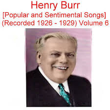 Henry Burr Popular and Sentimental Songs (Rec 1926