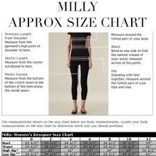 79 Hand Picked Milly Size Chart