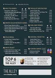The alley menu items are popular among youngsters in malaysia. The Alley Malaysia Review 2019 Menu Prices Information Outlets