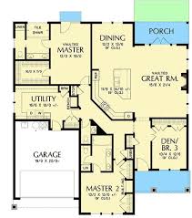 A classic tray ceiling and an elegant fan preside over the. Plan 69691am One Story House Plan With Two Master Suites Best House Plans Dream House Plans Master Suite Floor Plan
