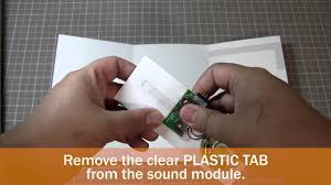 How to create a personalized singing birthday card: Diy How To Make A Musical Greeting Card With Sound Module Youtube