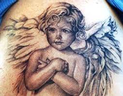 Guardian Baby Angel Tattoo Designs Baby Angel Tattoo Angel Tattoo Cherub Tattoo