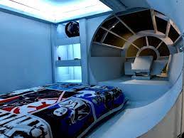 Go to a galaxy far, far, away with this diy custom bedroom wall decal from prime decals. The Force Is Strong In These 10 Immersive Star Wars Themed Interiors Urbanist