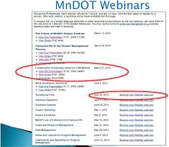 Mndot Project Management Office Presents Schedule Float