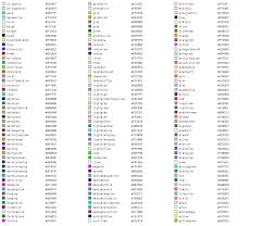 Check spelling or type a new query. File Svg Recognized Color Keyword Names Svg Wikimedia Commons
