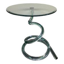 High gloss black lacquered solid wood dining table with an inlaid multilayered wood detail. Roche Bobois Murano Glass Ghibli Side Table Original Price 3 710 00 Design Plus Gallery