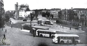 Sisli Meydani 1947 1949 Da Acilan Sisli Camii Insaati Devam Ediyor Istanbul Fotograf Resimler