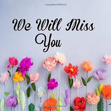 A note in a shop window to its customers we miss you scarborough, uk. We Will Miss You Message Book Keepsake Memory Book For Family And Friends Guestbook Register To Write Sign In With Gift Log Photo Pages For Use Paperback Occasion Guest Books