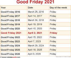 It is observed during holy week as part of the paschal triduum on the friday preceding easter sunday, and may coincide with the jewish observance of. When Is Good Friday 2021