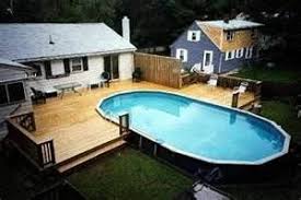 Privacy Fence Swimming Pool Decks Pool Deck Plans Oval Pool