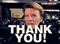 David Bowie Gifs David Bowie Thank You Gifs To thank @centaurpoop for wishing me happy valentine's! david bowie thank you gifs