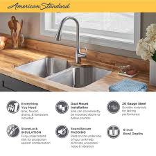 tulsa 33x22 kitchen sink kit american