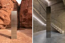 The noun is borrowed from french monolithe (object made from a single block of stone), from middle french monolythe (made from a single block of stone) (rare), and from their etymon latin monolithus (made from a single block of stone), from ancient greek μονόλιθος. Did John Mccracken Make That Monolith In Utah The New York Times