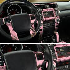 Pink Camo Dashboard Wrap Pink Truck Accessories Camo Truck Accessories Pink Truck