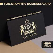Additional 1 day for hot stamping. Hot Stamping Foil Business Card Shopee Malaysia