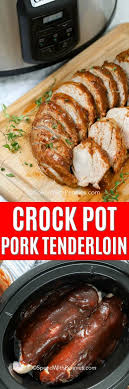 Pour bbq sauce over meat. Crock Pot Pork Tenderloin 5 Minutes Prep Spend With Pennies