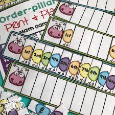 Ordinal Number Activities Ordinal Numbers Ordinal Numbers Activities Math Activities Preschool