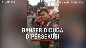 Tiga orang anggota banser nu membakar bendera. Persekusi Anggota Banser Depok Polisi Periksa Ahli Bahasa Dan It Metro Tempo Co