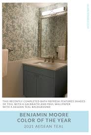 But aegean teal was actually selected as 2021's official color in december 2019, when team members became inspired by stories of organic shades found at farmer's markets and the belief that the kitchen serves as a place. Aegean Teal Benjamin Moore S Color Of The Year 2021 According To Lilu