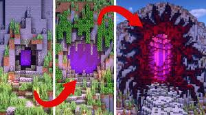 How to build nether portal designs tutorialthis episode of minecraft build tutorial is focused on easy, cool and custom nether portal designs that. Nether Portal Minecraft Builds Basic Vs Intermediate Vs Expert Youtube