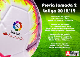 8:00pm, friday 1st march 2019. Pronosticos 1Âª Division Jornada 2 Laliga Santander 2018 19