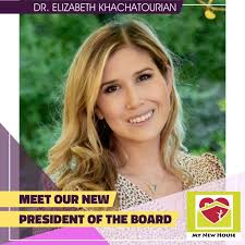 I'm very honored to accept this position and very proud of all the amazing  work done by My New House.