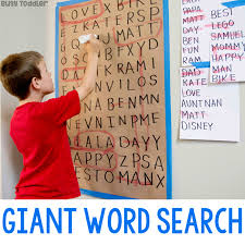 A princess word search for kids where they'll need to find the 12 disney princesses. Giant Word Search Activity For Kids Busy Toddler