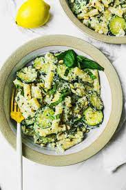 Summer Pasta With Zucchini Ricotta And Basil Recipe Summer Pasta Recipes Summer Pasta Zucchini Pasta