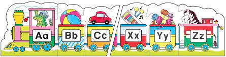 Learning uppercase & lowercase letters. Amazon Com Alphabet Train Giant Floor Puzzle 9780867343113 School Specialty Publishing Books