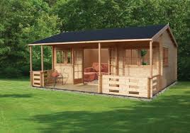 Shire Kingswood Log Cabin 18g X 20ft 44mm To 70mm Logs Elbec Garden Buildings Wooden Cabins Log Cabin Timber Logs