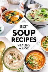 30 Easy Plant Based Soups Stews For Fall Vegan Soup Recipes Easy Soup Recipes Healthy Vegetarian Soup Recipes