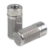 Factory customize size 10 micron stainless steel sintered filter Corrosion  resistanceheat-resisting metal sintering filter for pure water and gas  filtration