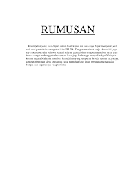 Contoh Penghargaan Folio Bahasa Melayu Kerkose