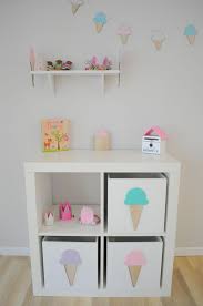 Ice Cream Toy Box Cream Bedroom Decor Girl Room Girls Room Decor
