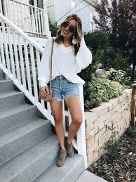 2 piece shorts set for women, tracksuit tie dye short sleeve top and shorts lounge wear outfits. Ankle Boots With Shorts Outfits 143 Ideas Outfits Lookastic