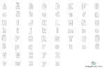 Kostenlose malvorlage buchstaben ausmalen, ausschneiden, zu wörtern. Buchstaben Ausmalen Alphabet Malvorlagen A Z Babyduda
